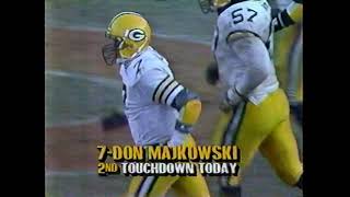 Don Majkowski 2nd Rushing Touchdown Packers vs Bears Dec 17, 1989