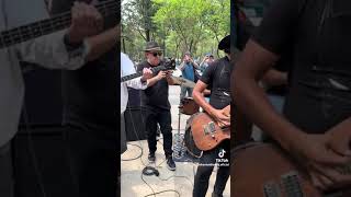 SABO ROMO CAIFANES PALOMAZO EN ALAMEDA CENTRAL CDMX (POV:te lo encuentras en el centro jajaja)