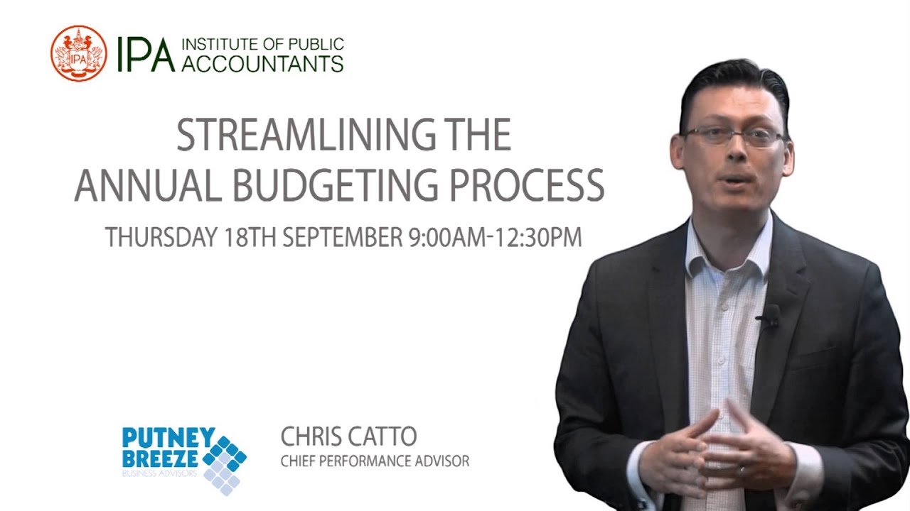 Streamlining The Annual Budgeting Process Youtube
