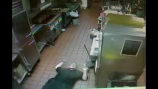 McDonald's manager falls