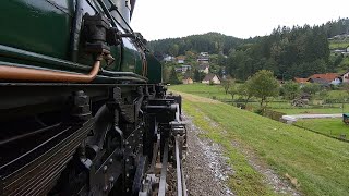 An alternative forward view - Köflach to Graz - See the 159 year old driving gear in action.