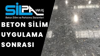 Silpa Yapı - Beton Silim Uygulama Sonrası - Beton Parlatma