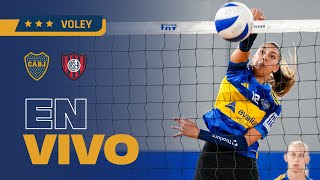 🔴 VOLEY FEMENINO / BOCA JUNIORS VS SAN LORENZO 🔵🟡🔵