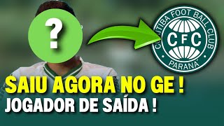 SAIU AGORA ! SAIU NESTA TARDE ! JOGADOR ESTÁ DE SAÍDA DO CORITIBA | TV COXA | NOTÍCIAS DO CORITIBA