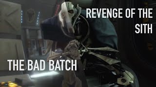 General Grievous “Time to abandon ship” Bad batch and Revenge of the sith side by side comparison