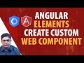 Advanced Angular elements web components tutorial with angular 7/6