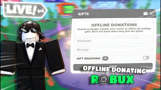 PLS DONATE LIVE! DONATING ROBUX TO VIEWERS! GOAL:556K (TTS ON)