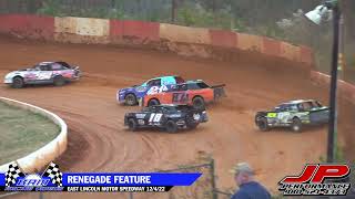 Renegade Feature - East Lincoln Motor Speedway 12/4/22