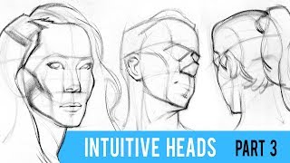 Intuitive Portrait Sketching with the Loomis Method - Part 3
