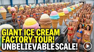Inside a Modern Ice Cream Factory: From Raw Vanilla Beans to Finished Scoops (Full Process)