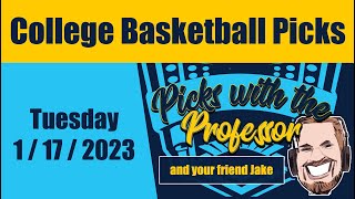 CBB 1/17/2023 NCAA College Basketball Betting Spread & Total Picks/Predictions (January 17th, 2023)