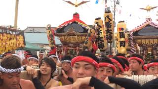 商店街渡御 新場・田町 廣田神社 小浜 八幡神社 神輿入れ替え