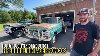 Visiting Firehouse Vintage Broncos | Full Shop & Truck Tour