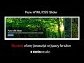 Pure CSS Slider without Javascript | CSS Tutorials