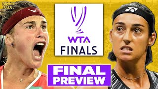 Sabalenka vs Garcia | WTA Finals 2022 | Final Preview | Tennis Talk News