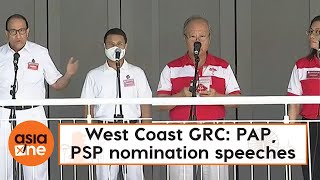 GE2020: PAP and PSP speak after nomination for West Coast GRC