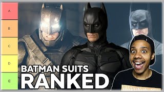 Every Batman Live Action Suits RANKED (Tier List)