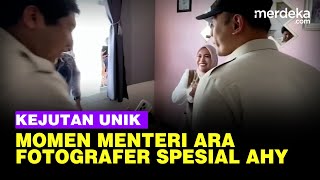 Kejutan! Momen Unik Menteri Maruarar Sigap Jadi Fotografer Spesial AHY