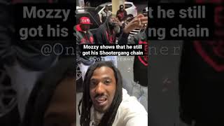 Mozzy shows that he still got his Shootergang chain