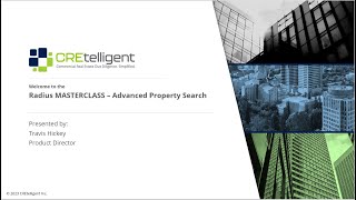 Radius MasterClass - Advanced Property Search