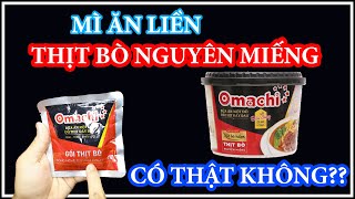 Mì ăn liền có thịt nguyên miếng, có thật không??? Ăn như thế nào?| Siêu Phá Phách