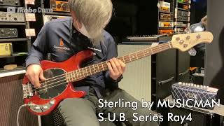 【Ikebe B-Sound Check】Sterling by MUSICMAN S.U.B. Series Ray4 【試奏動画】