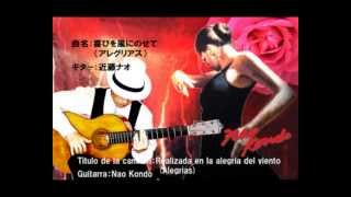 近藤ナオフラメンコギター教室　Alegrias  Flamenco Guitar  Nao Kondo  アレグリアス 喜びを風にのせて