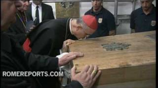 Coffin of John Paul II has been moved from it's tomb