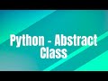 Python - Abstract Class