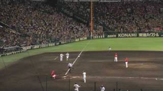 2010/7/20　阪神vs広島　10回　林１号ソロHR