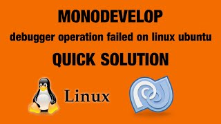 MONODEVELOP - DEBUGGER OPERATION FAILED ON LINUX UBUNTU