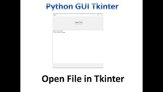 filedialog askopenfilename in tkinter | Python Tkinter GUI Tutorial part23