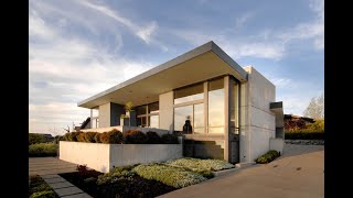 Casas modernas de un andar/  Fachadas minimalistas 2020