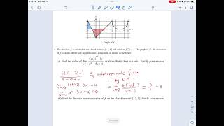 AP Calculus AB & BC Exam 2023 - FRQ 4 (Non Calculator)