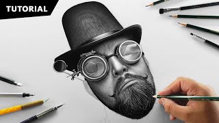 Drawing Bobby Duke with Wewden Pencils | Portrait Tutorial