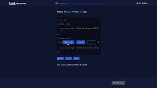 Learn Java - 6.1 Java Loops Quizz | Codecademy Walkthrough