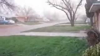 Sudden Sandstorm 55-60mph wind and massive geese formation.wmv