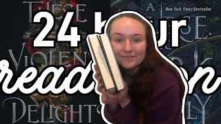 24 hour readathon vlog 2020 // I try reading for 24 hours straight?!