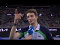 ugo humbert on court interview australian open 2025 first round