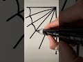 How to Draw a Spiderweb