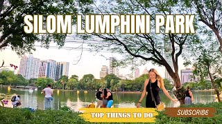 Things to do in LUMPHINI PARK Bangkok Thailand 🇹🇭 .Silom Bangkok  #bangkok #vlog #travel #thailand