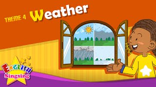 Theme 4. Weather - How's the weather? It's sunny. | ESL Song & Story - Learning English for Kids