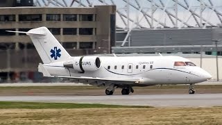 Québec Government CL-601 (CL60) landing \u0026 departing Montreal (YUL/CYUL)