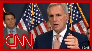 Kevin McCarthy gets combative after CNN reporter's question