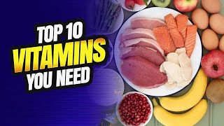 The Importance Of These Top 10 Essential Vitamins For Your Body I Once A Day Multivitamins Picks