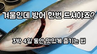 제철 맞은 방어회 4일 내내 먹는 방법(Feat. 숙성회 비법 공개)