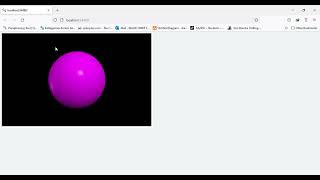 Color Changing Sphere/Orb designed using Visual Python