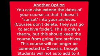 How to Save Your Schoology Course