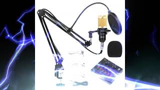 Bm-800 Microphone Complete Set (V8 Soundcard, BM800 Microphone, Popfilter, NB35 Table Stand)