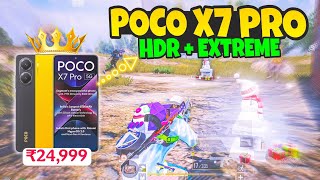 🔥Poco X7 Pro 5G: The Ultimate BGMI HDR+ Extreme Showdown!